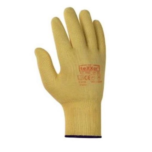 teXXor® Feinstrick-Handschuh ARAMID goldgelb EN 388-X142B, 1960_9 Gr.9