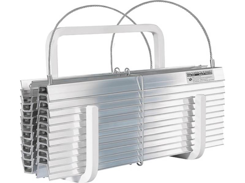 1011100 Kletter-Fix Aluminium 24 Sprossen max. Gesamtbelastung 300 kg