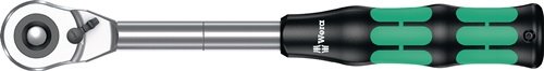 WERA 5003780001 Hebelumschaltknarre 8006 Zyklop Hybrid C 1/2 Zoll 72 Zähne Umsch