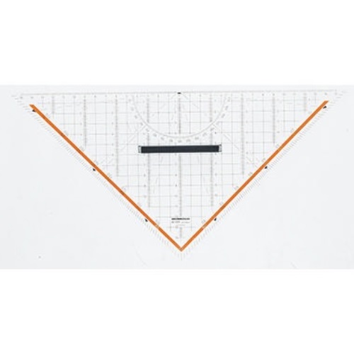 RUMOLD Zeichendreieck 1058 32,5cm Plexiglas transparent