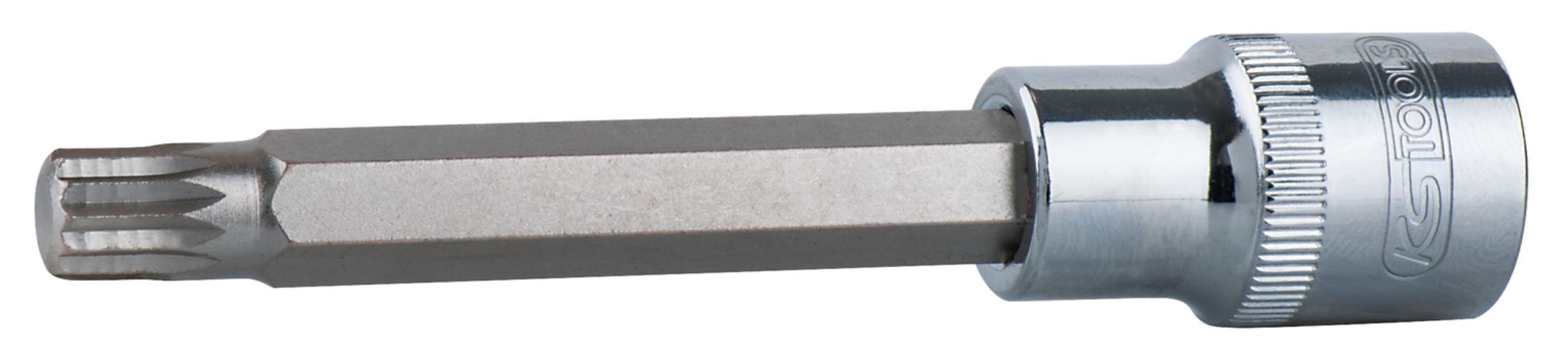 KS Tools 918.1699 1/2'' CHROMEplus Bit-Stecknuss XZN, lang, M9