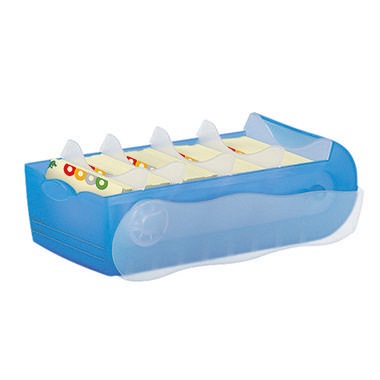 HAN Karteikasten CROCO 997-643 DIN A7 PP blau transluzent