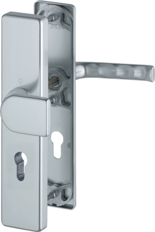 HOPPE 3962336 Schutzgarnitur London 78G/2222A/2440/113 Aluminium F2 92 mm 67-72