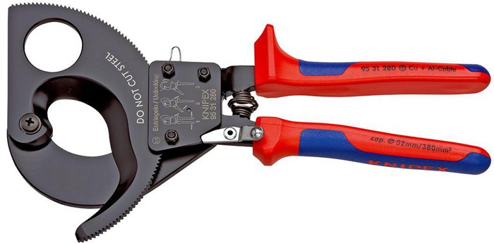 KNIPEX 95 31 280 Kabelschneider  Gesamtlänge 280 mm max. 52 (380 mm²) mm Mehrkom
