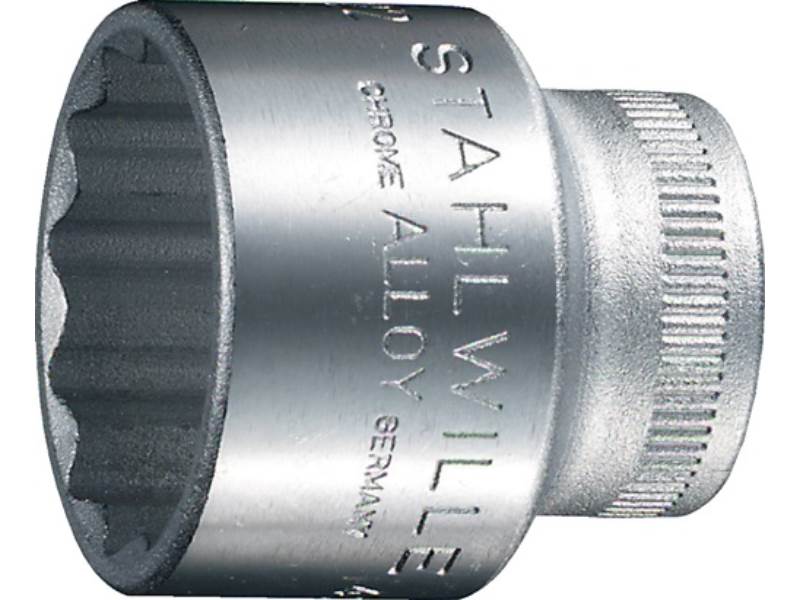 STAHLWILLE 02010009 Steckschlüsseleinsatz 45 3/8 '' 12-kant Schlüsselweite 9 mm