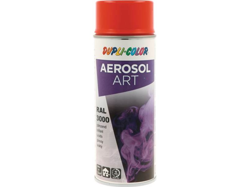 DUPLI-COLOR 732959 Buntlackspray AEROSOL Art feuerrot glänzend RAL 3000 400 ml