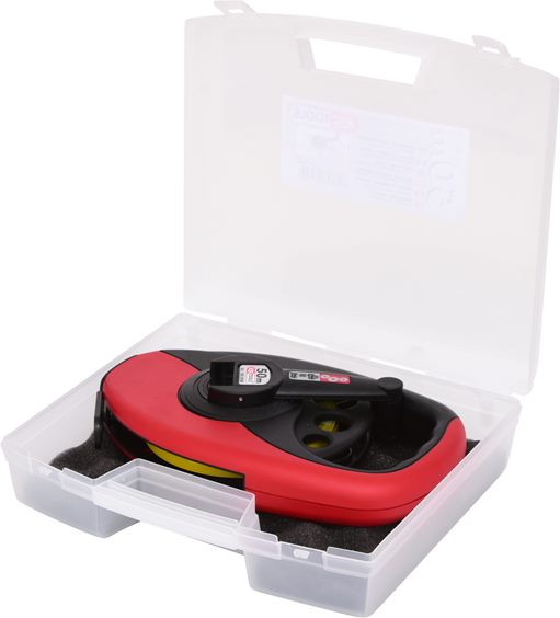 KS Tools 300.0056 Rahmenbandmaß mit gelbem Stahlband, Kunststoffgehäuse, 50m