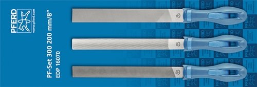 PFERD TOOLS 11202300 Feilensatz  Länge 200 mm Hieb 1  2K-Ergo