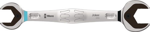 WERA 5020262001 Doppelmaulschlüssel 6002 Joker 24 x 27 mm Länge 280 mm verchromt