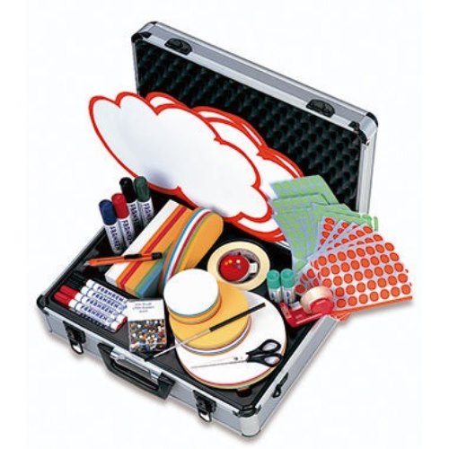 Franken Moderationskoffer Profi UMK 48x16x37cm 2.500Teile Aluminium si