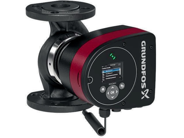 GRUNDFOS 97924646 Heizungsumwälzpumpe MAGNA3 F Flansch, 230 V, PN 6/10 Typ 40-60