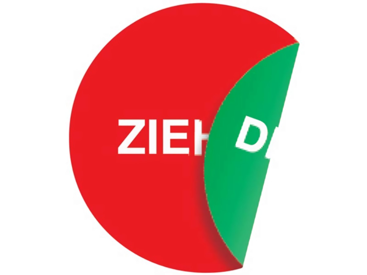 Türaufkleber D. 100 mmLxB Ziehen/Drücken Folie selbstklebend