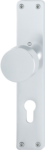 HOPPE 6710628 Knopflangschild 54/202 Aluminium F1 72 mm  PZ