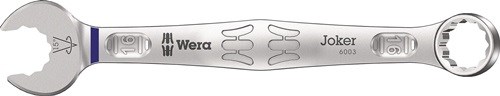 WERA 5020207001 Ringmaulschlüssel 6003 Joker SW 16 mm Länge 182 mm Form A CV-Sta
