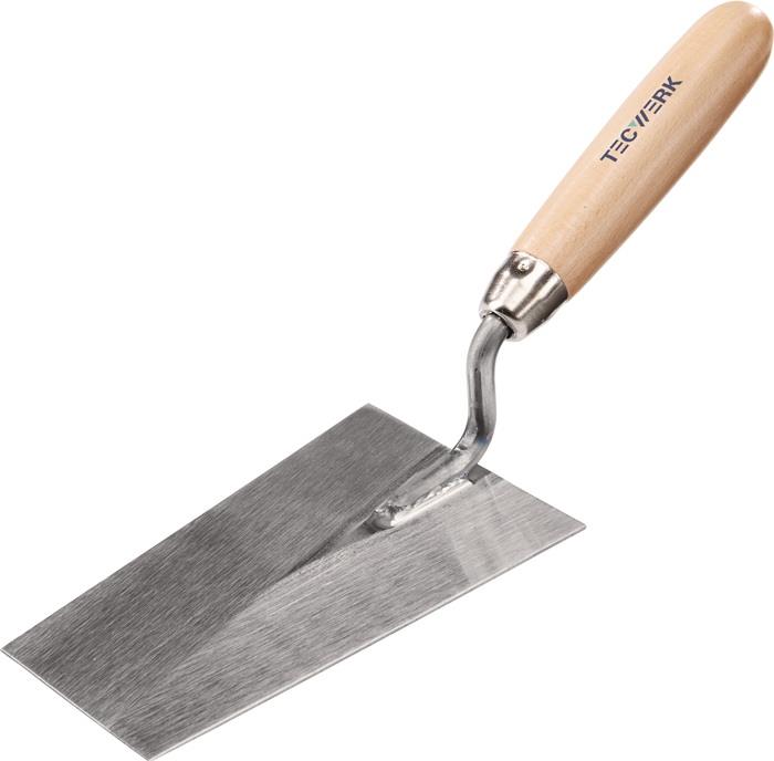 TECWERK 2000816725 Berner Putzkelle L.140mm B.85mm gehärtet,m.H-Heft STA TECWERK