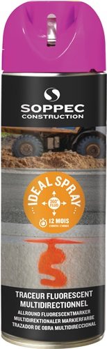 SOPPEC 141825E Markierungsspray IDEAL neonpink 500 ml