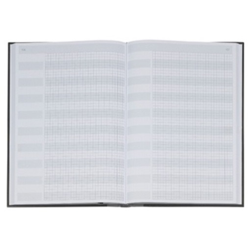 König & Ebhardt Protokollbuch 8655223 DIN A4 kariert 96Bl. sw