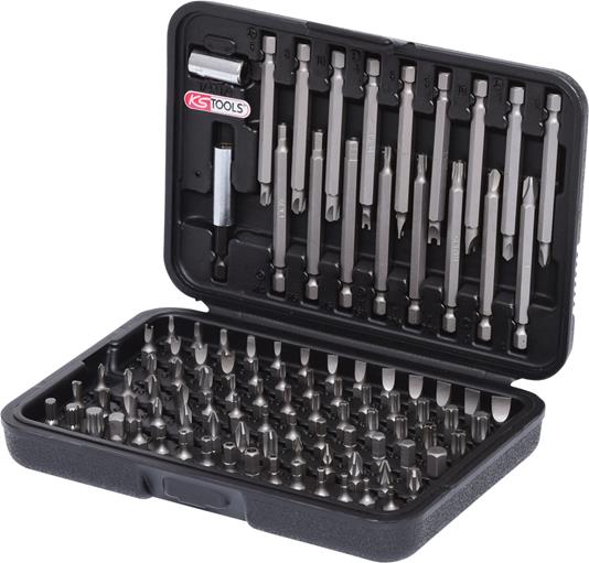 KS Tools 911.2027 1/4'' CLASSIC Bit-Satz, 99-tlg. mit langen Bits