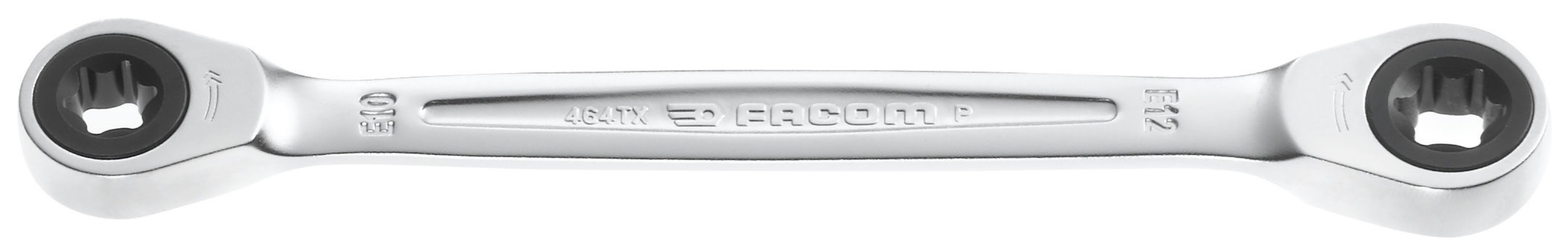 Facom 464TX.14X18 Knarren-Ringschluessel, TX E14xE18