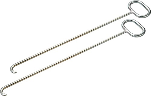HÄRKE 480052 Kanaldeckelheber  Länge 800 mm mit spitzem U-Haken verzinkt