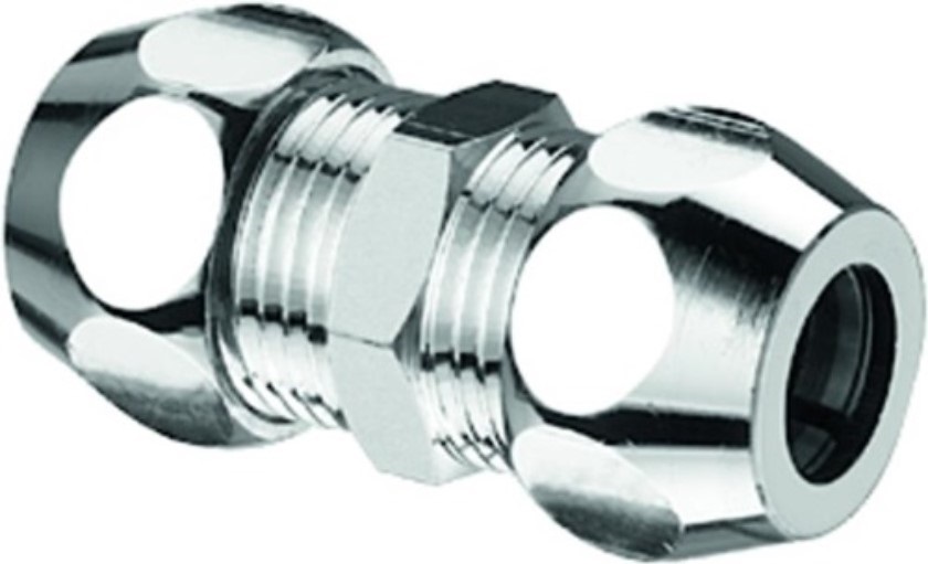 SCHELL 064370699 Gerade-Doppel-Verschraubung  3/8Zollx3/8Zollx10mm 3/8Zoll x 3/8