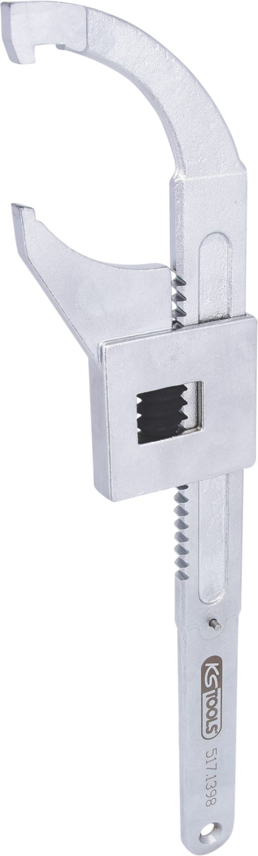 KS Tools 517.1398 Gelenk-Hakenschlüssel mit Nase, 20-100 mm