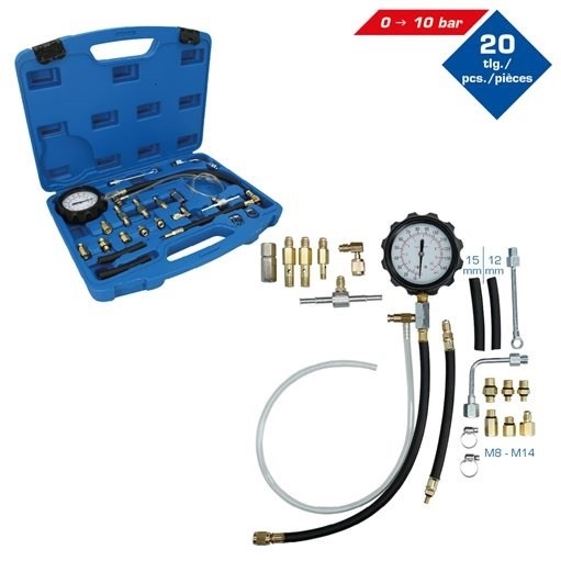 Brilliant Tools  BT581350 Kraftstoff-Einspritzsystem-Tester-Satz, 20-tlg.