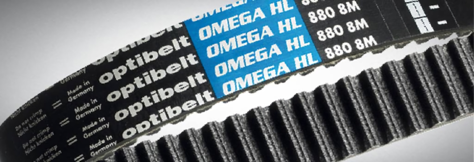 optibelt OMEGA HP Wickel 1870 5MHP 500 / 5MHP 187077ZA Hochleistungs-Zahnriemen Hochleistungs-Zahnriemen für HTD und RPP Scheiben Der optibelt OMEGA HP ist ein Hochleistungs-Zahnriemen, der speziell für hohe Belastungen und schnell laufende Antriebe entwi