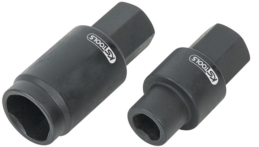 KS Tools 152.1380 Bosch-Einspritzpumpen-Stecknuss-Satz, 2-tlg.