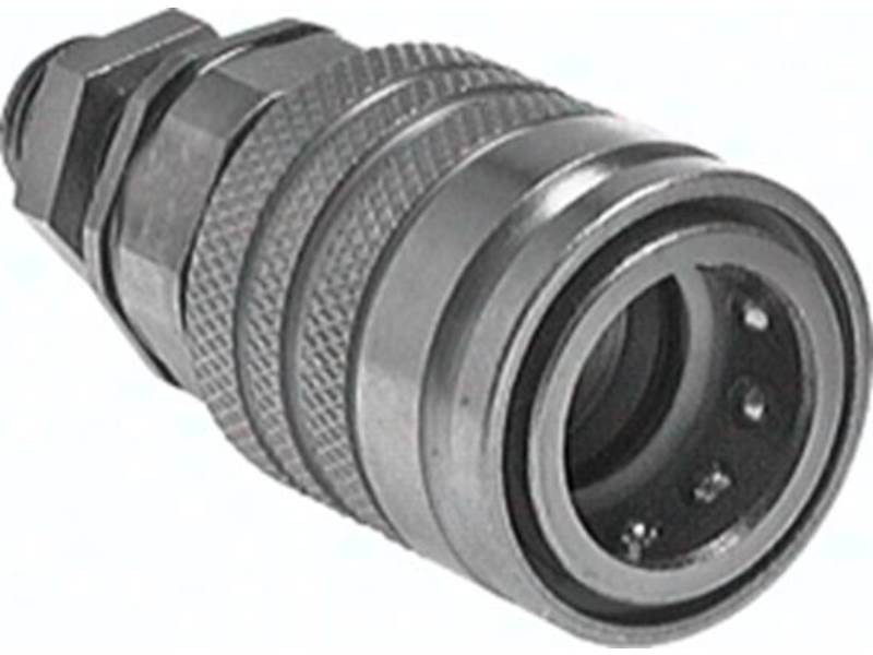 Schott-Steckkupplung ISO7241- 1A, Muffe Baugr.6, 30 S (M42x2 472522.6