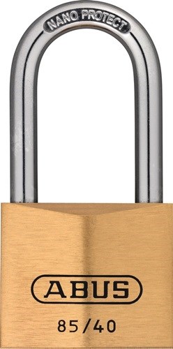 ABUS 80634 Zylindervorhangschloss 85/40HB40 Schlosskörperbreite 40 mm Messing ve