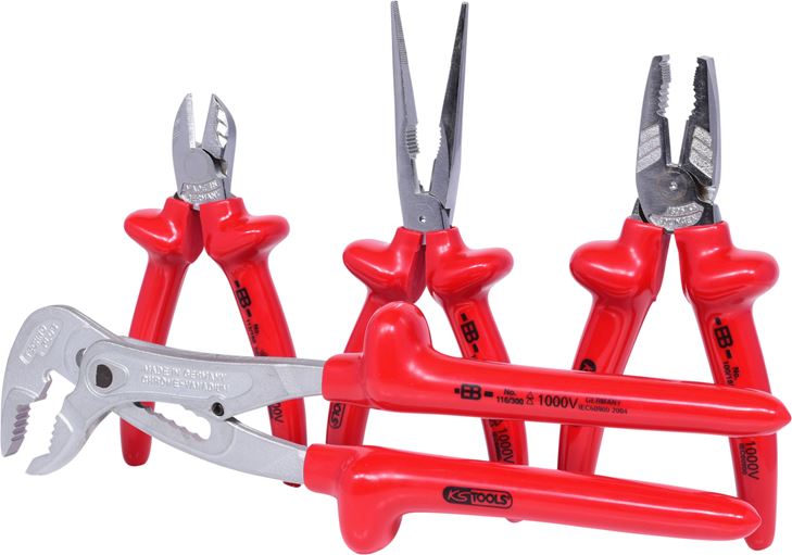 KS Tools 117.1700 1000V Zangen-Satz, 4-tlg. Variante 1