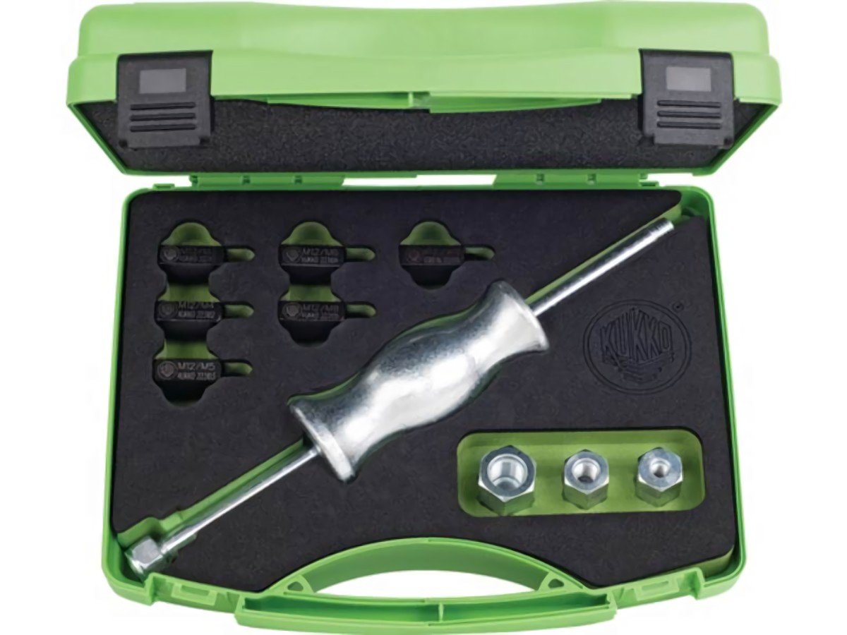 KUKKO KS-22-01 Gleithammer-Satz KS-22-01 10-teilig  im Kunststoffkoffer