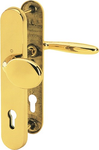 HOPPE 3356029 Schutzgarnitur Pisa M76G/361A/360/151 Messing F77-R 92 mm 67-72 mm