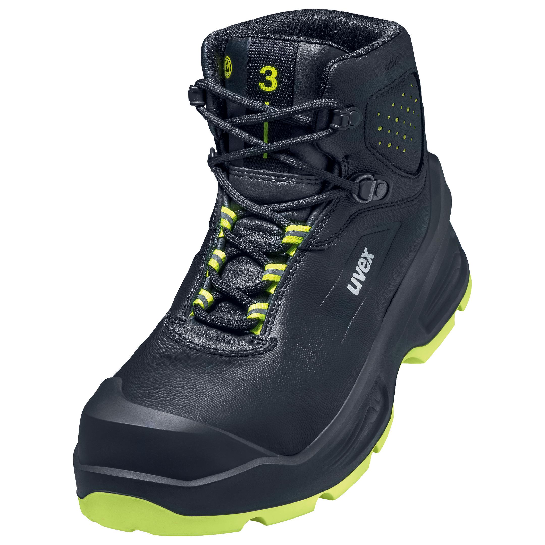 Uvex 6872238 3 Stiefel S3 68722 schwarz, gelb Weite 11 Größe 38