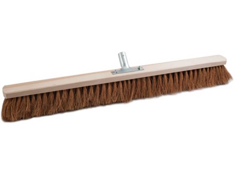 SOREX 28715 Besen  Kokos Länge 800 mm mit Metallstielhalter Flachholz