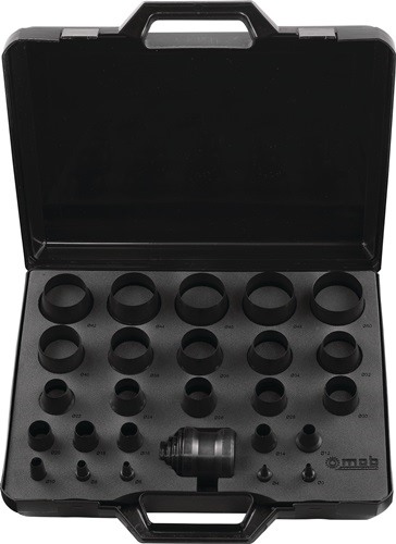 PEDDINGHAUS 8004509001 Patentlocheisensatz  26-teilig Kunststoffkoffer