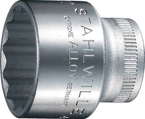 STAHLWILLE 02010008 Steckschlüsseleinsatz 45 3/8 '' 12-kant Schlüsselweite 8 mm