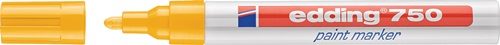 EDDING 4-750005 Lackmarker 750 gelb Strichbreite 2-4 mm Rundspitze