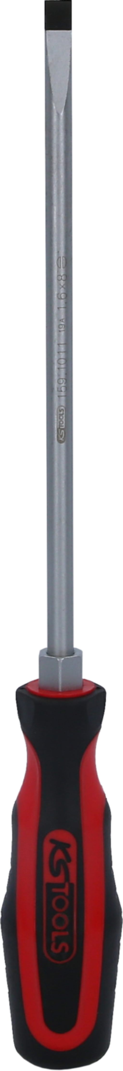 KS Tools 159.1011 ERGOTORQUEplus Schlitz-Schraubendreher, 8mm, 315mm lang