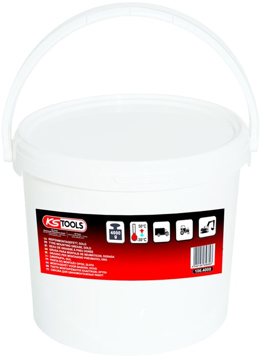 KS TOOLS 100.4000 Reifenmontagefett 4 kg, gold