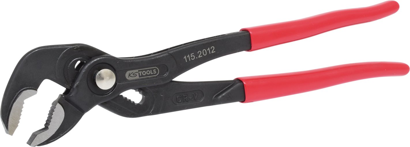 KS Tools 115.2012 Wasserpumpenzange mit Druckknopfverstellung, 300mm