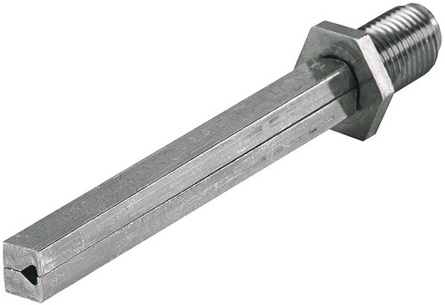 HOPPE 6078893 FDW-Profilstift  Vierkant 10 mm Länge 100 mm Eisen verzinkt