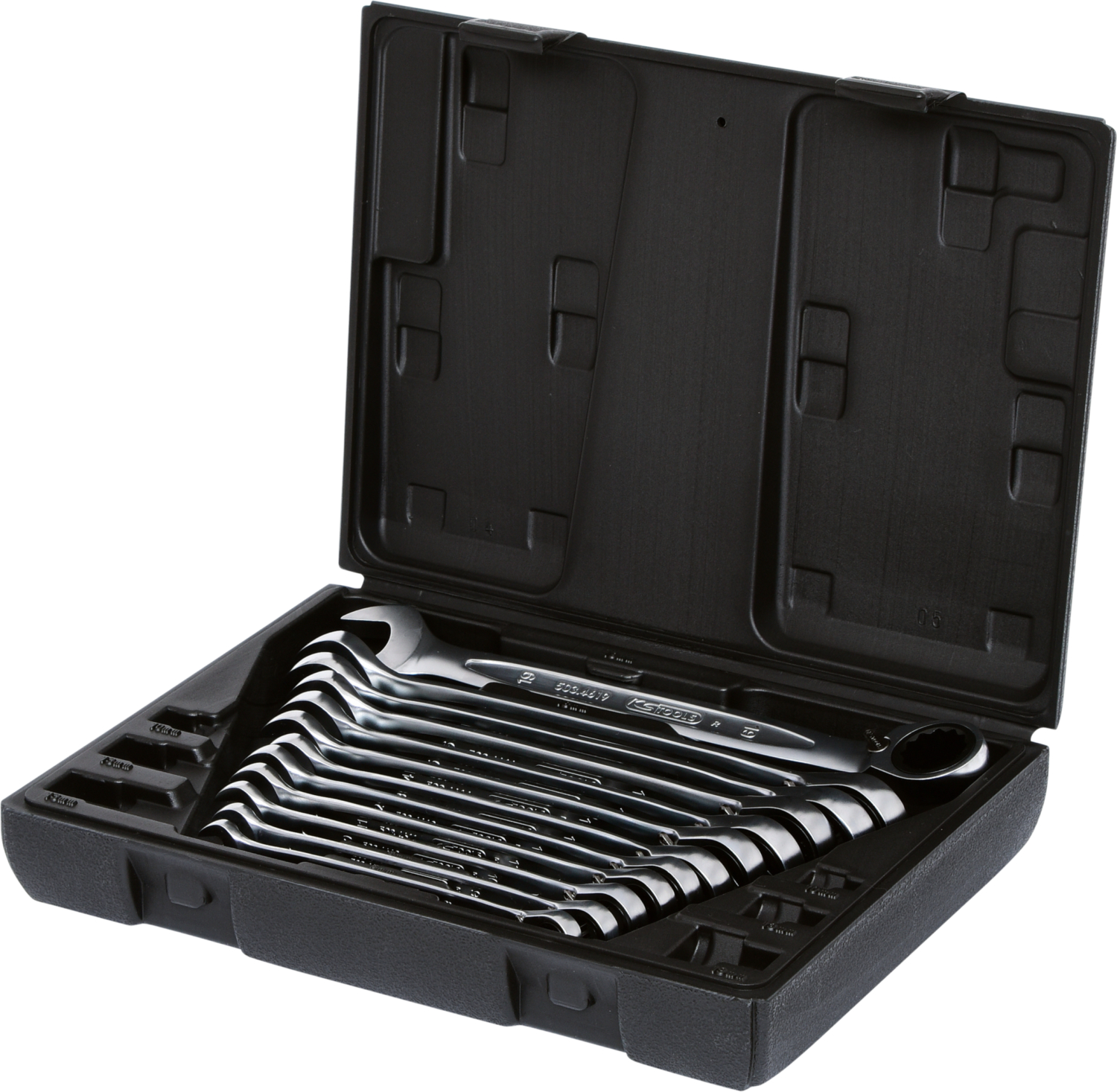 KS Tools 503.4665 GEARplus Ratschenringmaulschlüssel-Satz, umschaltbar,12-tlg.