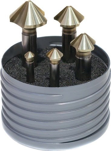 BECK 30602967 Kegelsenker-Satz DIN 335 C 90 ° EUC 6,3-25 mm HSS spezial 5-teilig