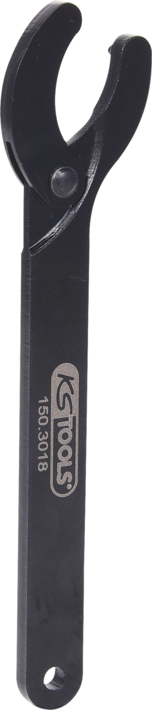 KS Tools 150.3018 Zapfenschlüssel 3mm, verstellbar, 150mm
