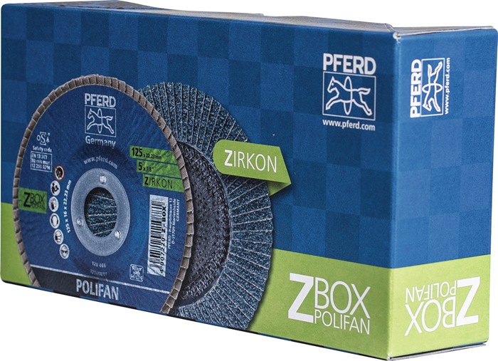 PFERD TOOLS 69300934 Fächerscheibe POLIFAN Z START STEELOX Ø 125 mm Körnung Z-40