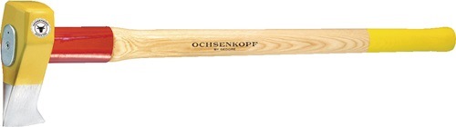 OCHSENKOPF 1707663 Holzspalthammer BIG-OX® 3000 g große Schlagfläche, Nase Knauf