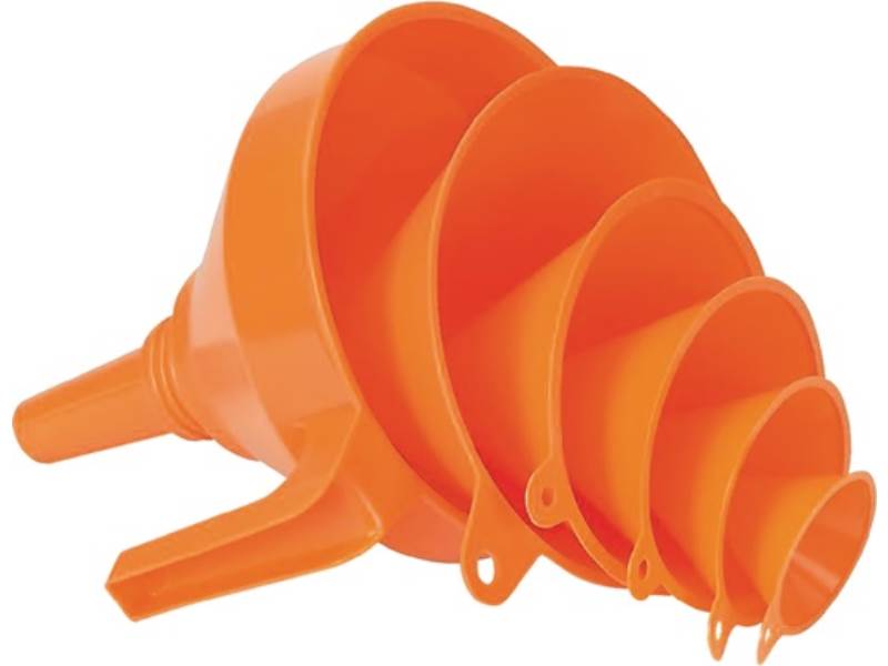 PRESSOL 02 372 043 Trichter-Set  6-teilig 50, 75, 100, 120, 150, 160 mm HDPE
