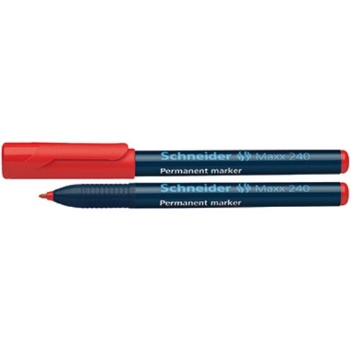 Schneider Permanentmarker Maxx 240 124002 1-2mm Rundspitze rot